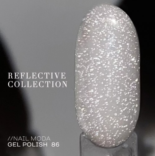 Гель лак NAIL MODA gel polish № 86 светоотражающий, 10мл