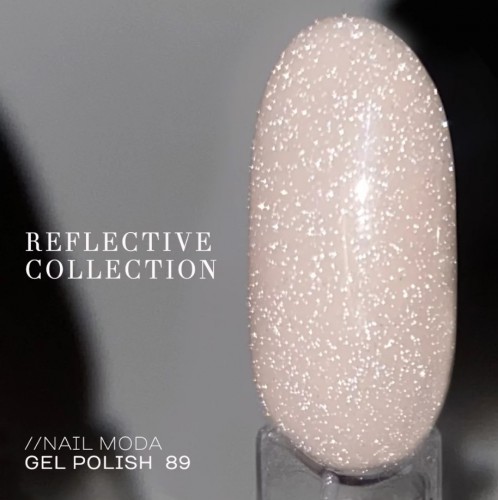 Гель лак NAIL MODA gel polish № 89 светоотражающий, 10мл