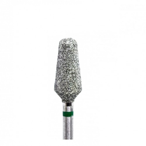 Фреза алмазная «конус закругленный» зеленая 0,60 см