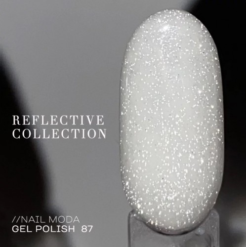 Гель лак NAIL MODA gel polish № 87 светоотражающий, 10мл