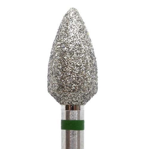 Фреза алмазная «пламя» зеленая 0,50 см