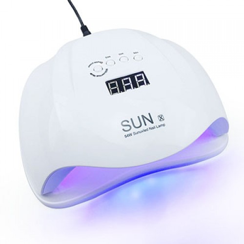 Лампа SUN X LED 48/54 Вт с таймером 10/30/99 сек, сенсор, съемный поддон