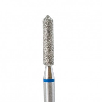 Фреза алмазная «цилиндр с угловым торцом» синяя 0,23 см