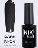 Гель лак NIK nails Dark 04 8 мл